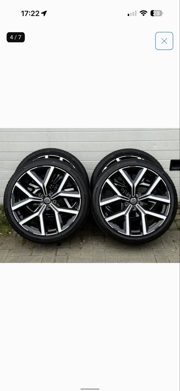 Originele Volvo velgen met banden voor XC60/XC90/EX60/EX90, Gebruikt, 275 mm, Banden en Velgen, Ophalen of Verzenden