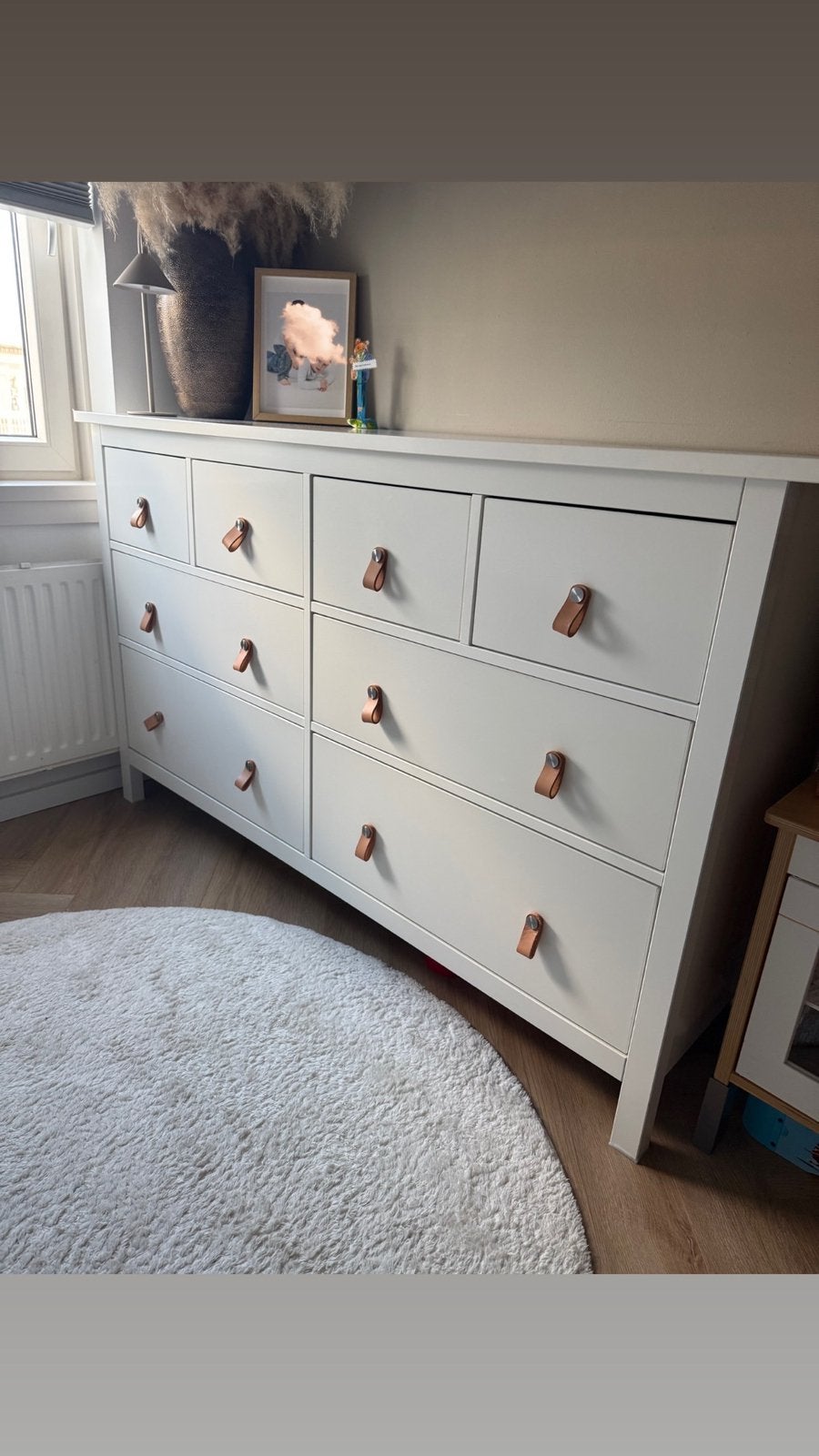 HEMNES LADEKAST IKEA WIT, Ophalen, 5 laden of meer, Zo goed als nieuw, Minder dan 100 cm