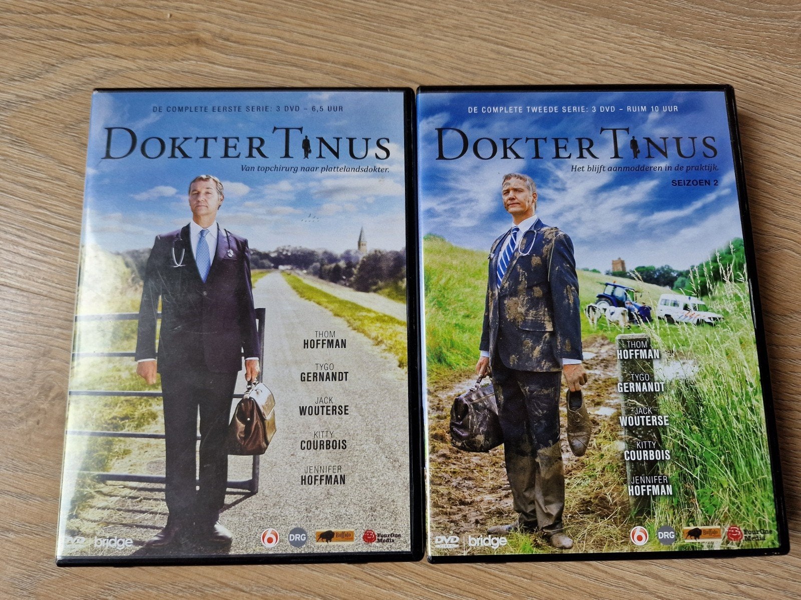 Dokter Tinus Seizoen 1 & 2 DVD Boxset - Thom Hoffman, Ophalen of Verzenden