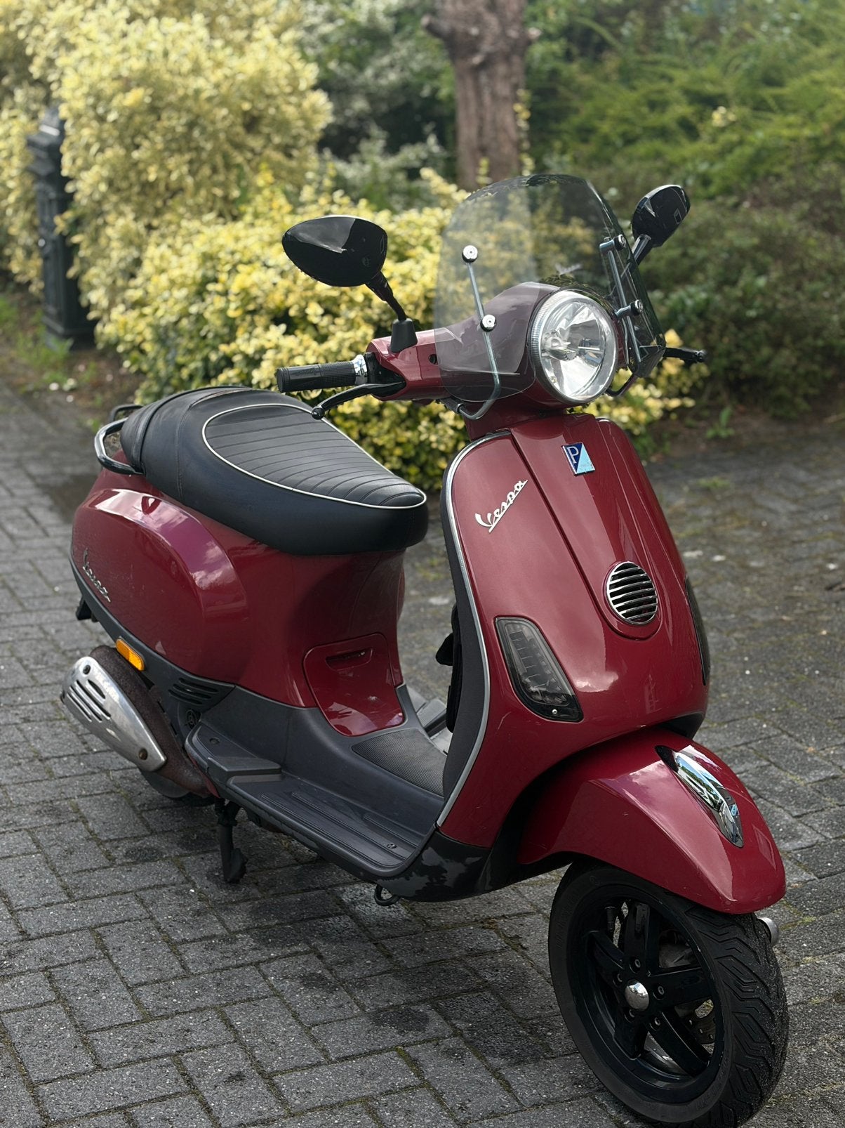 Vespa LX50 50cc 2011 – Rood Bordeaux – Origineel, Ophalen, Zo goed als nieuw, Benzine, Vespa LX