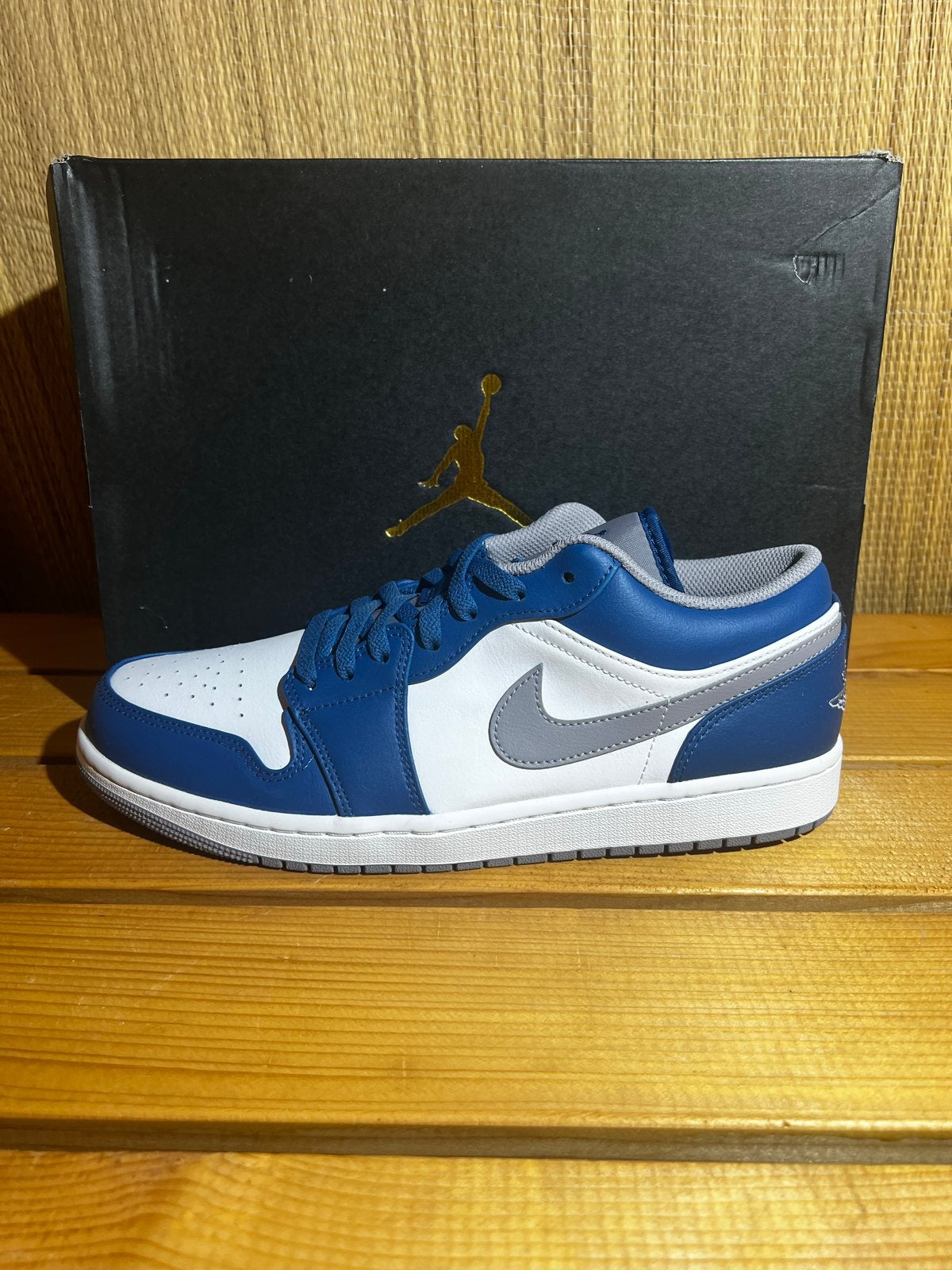 Nike Jordan 1 Low True Blue, Kleding | Heren, Schoenen, Blauw, Nieuw, Ophalen of Verzenden, Sneakers of Gympen