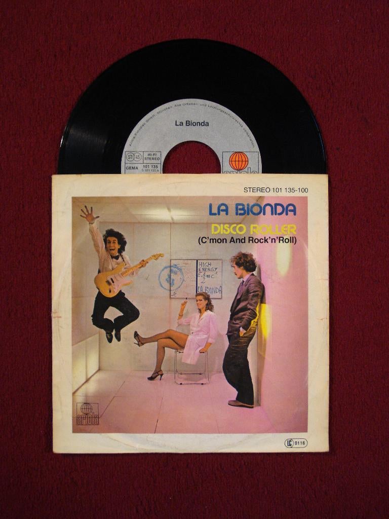 La Bionda 7" Vinyl Single: ‘Disco Roller’ (Duitsland), Cd's en Dvd's, Vinyl Singles, Zo goed als nieuw, Pop, Ophalen of Verzenden