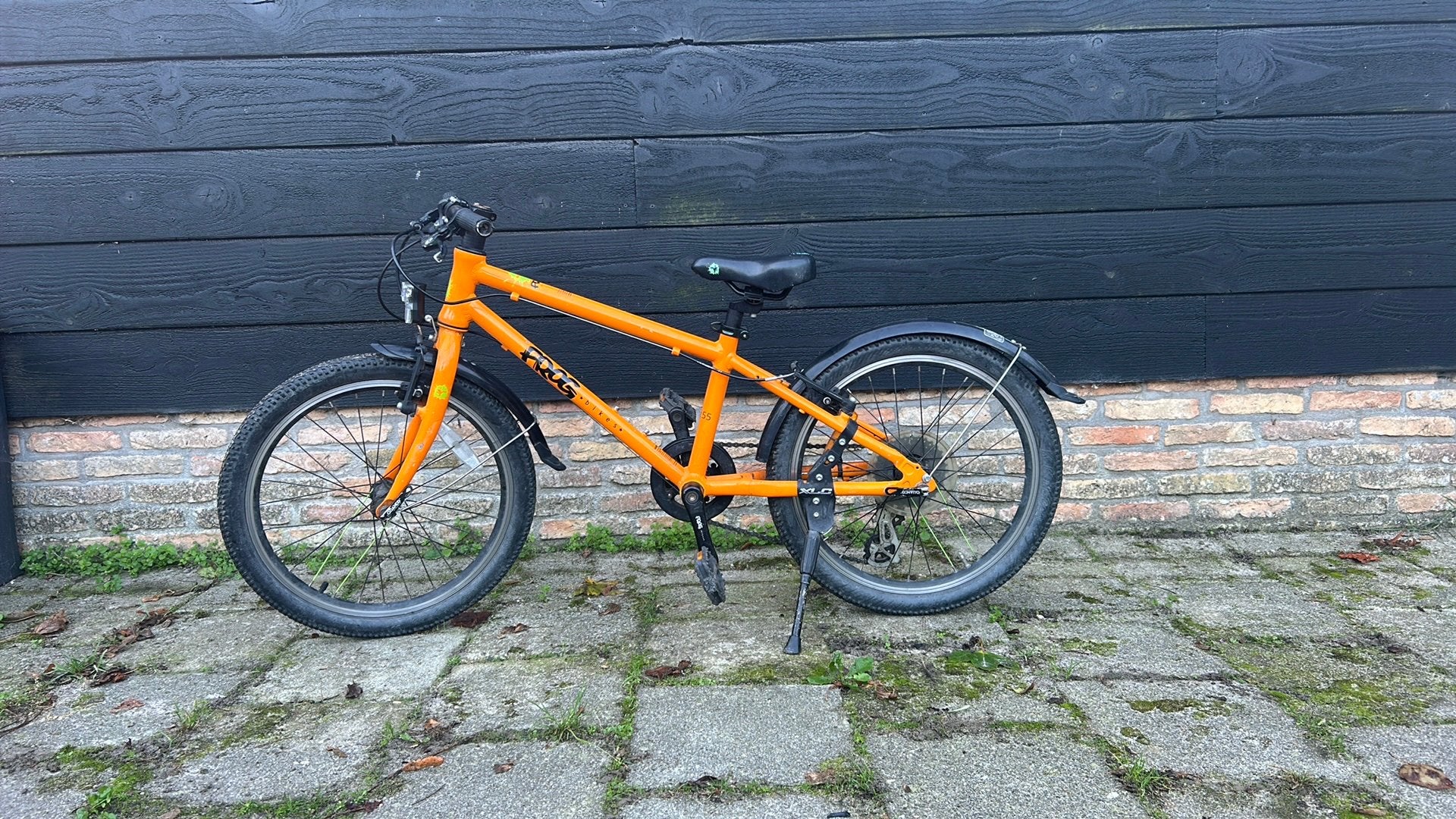 Fijne lichtgewicht Frog kinderfiets 5-7 jaar, Fietsen en Brommers, Ophalen, Gebruikt, 20 inch, Versnellingen