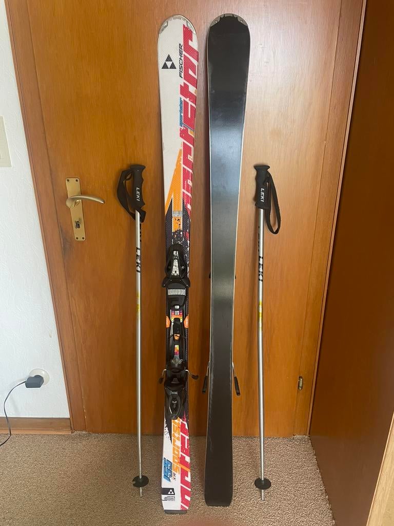155 cm Fischer ski’s, voor beginners geschikt,  geslepen, Ophalen, 140 tot 160 cm, Ski's, Fischer