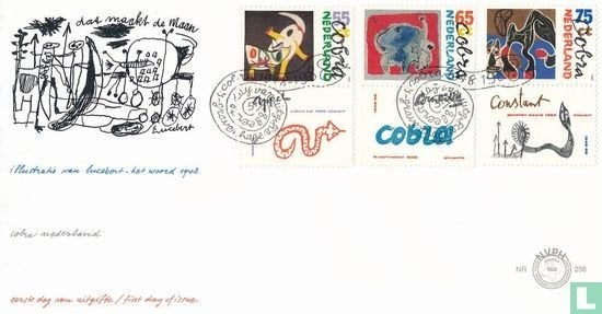 FDC E256 COBRA 1988 NL onbeschreven, Postzegels en Munten, Ophalen of Verzenden, Nederland
