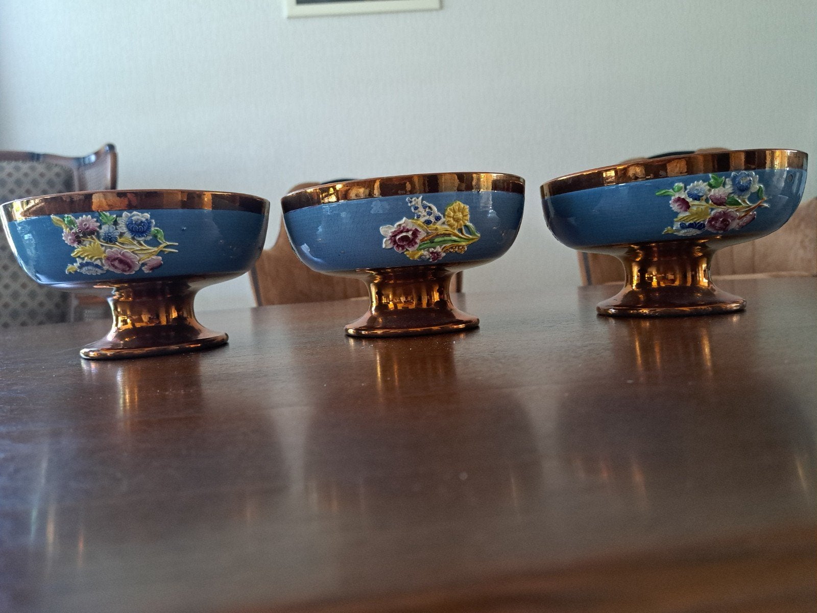 Set van 3 goudsteen potten, Ophalen