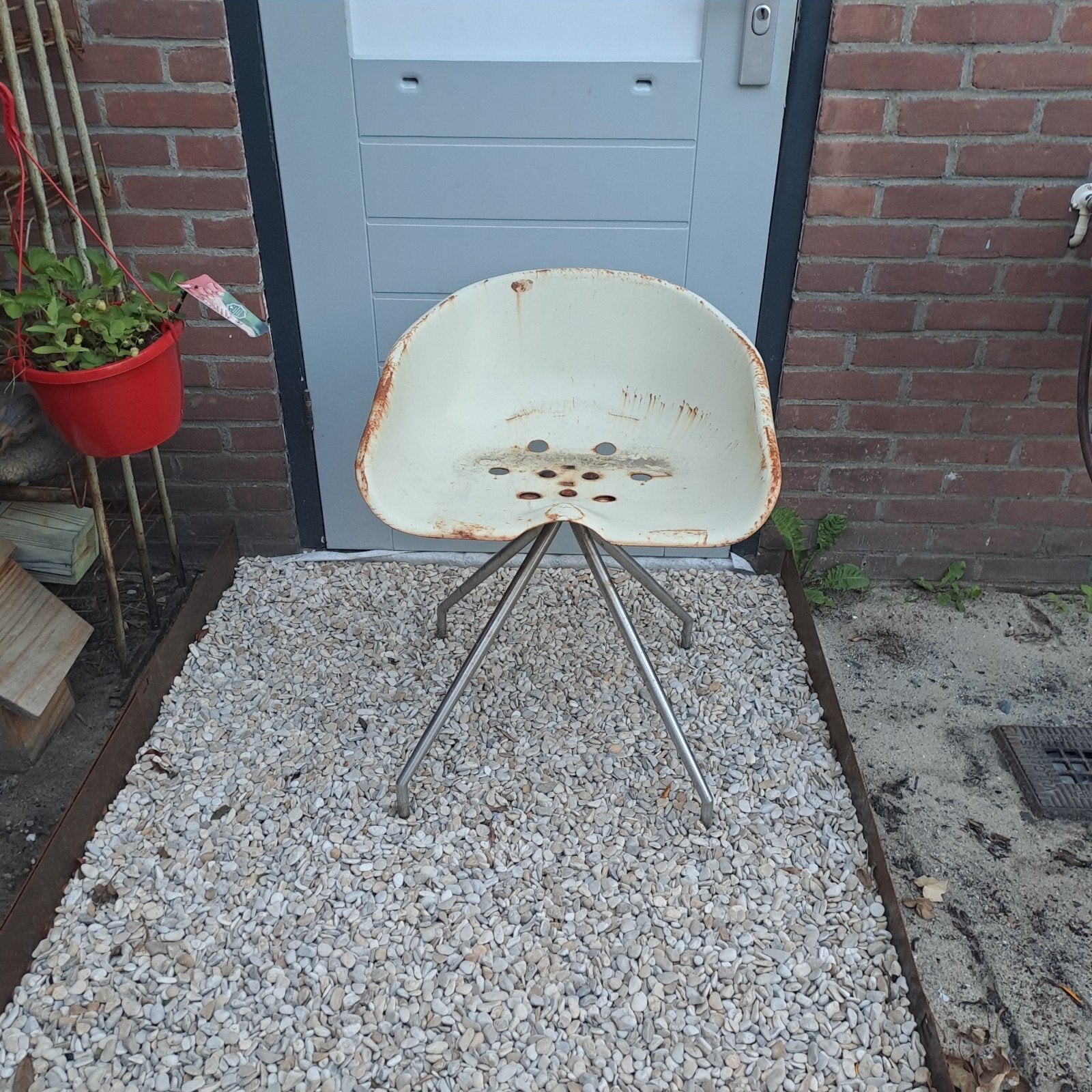 Tractorstoel vintage, Ophalen