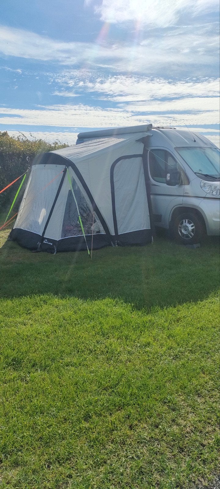 Starcamp quick en easy voortent. 225, Caravans en Kamperen, Ophalen, Zo goed als nieuw, Tot en met 2