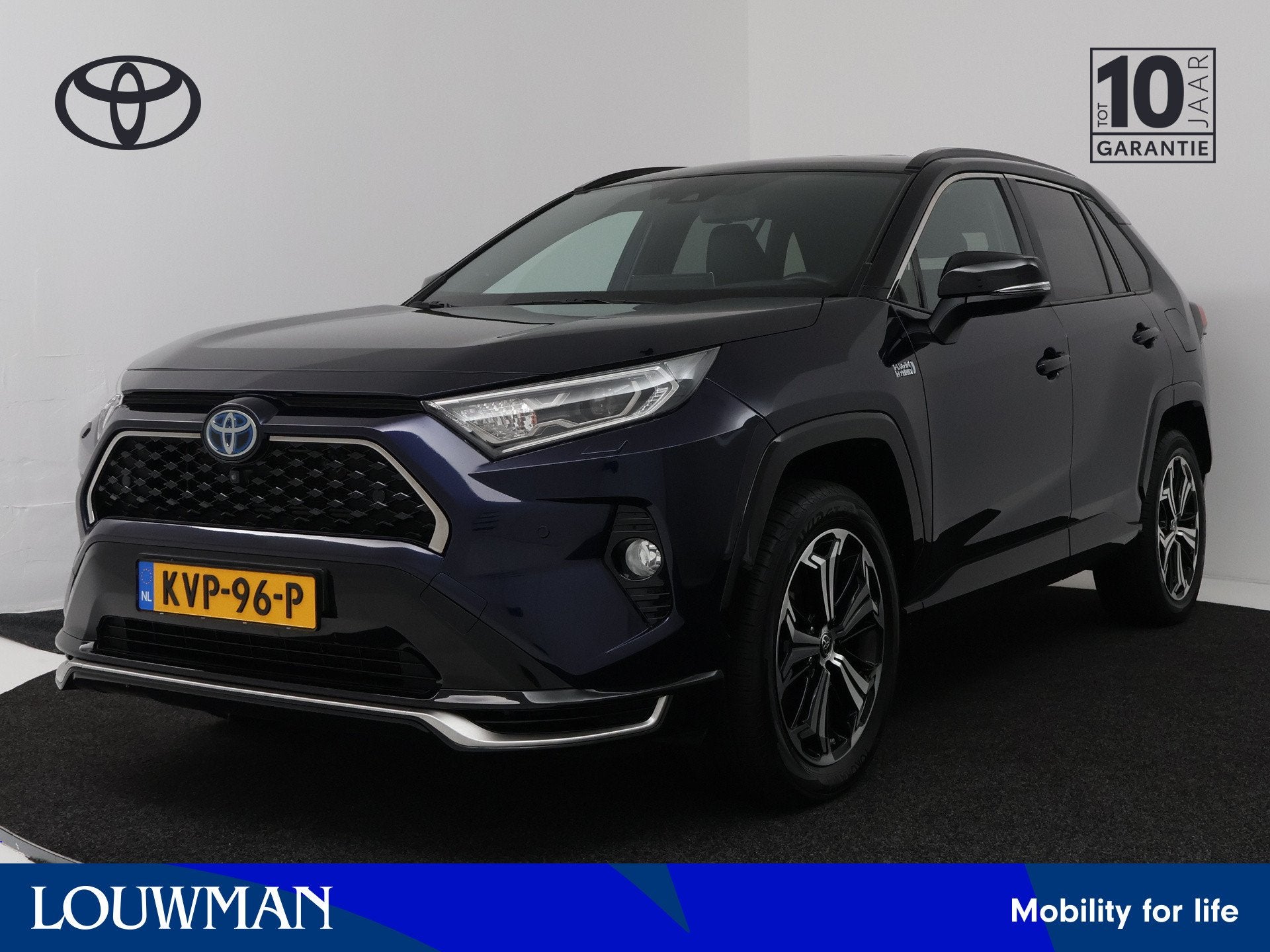 Toyota RAV4 2.5 Plug-in Hybrid AWD Bi-Tone Plus | Navigatie, Auto's, Automaat, 12 maanden, Gebruikt, 4 cilinders