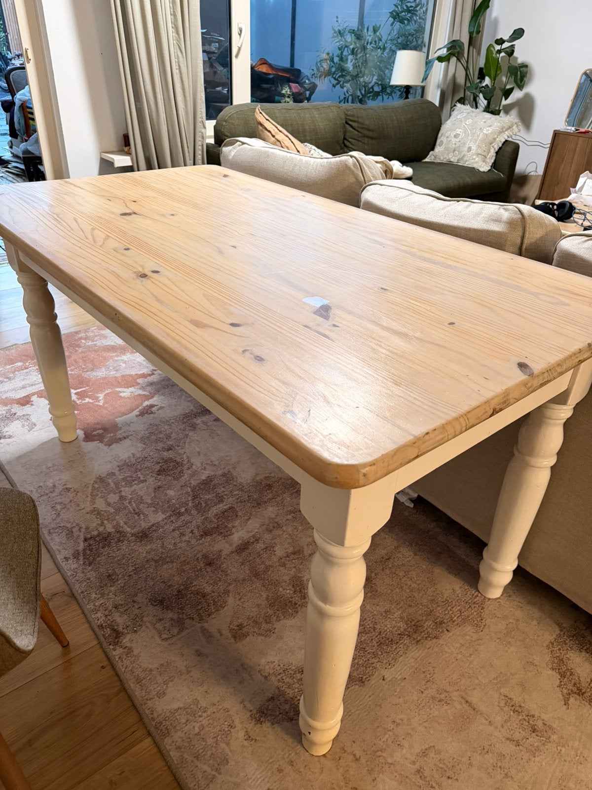 Eettafel 140x80cm, Ophalen, Gebruikt, 50 tot 100 cm, Vier personen