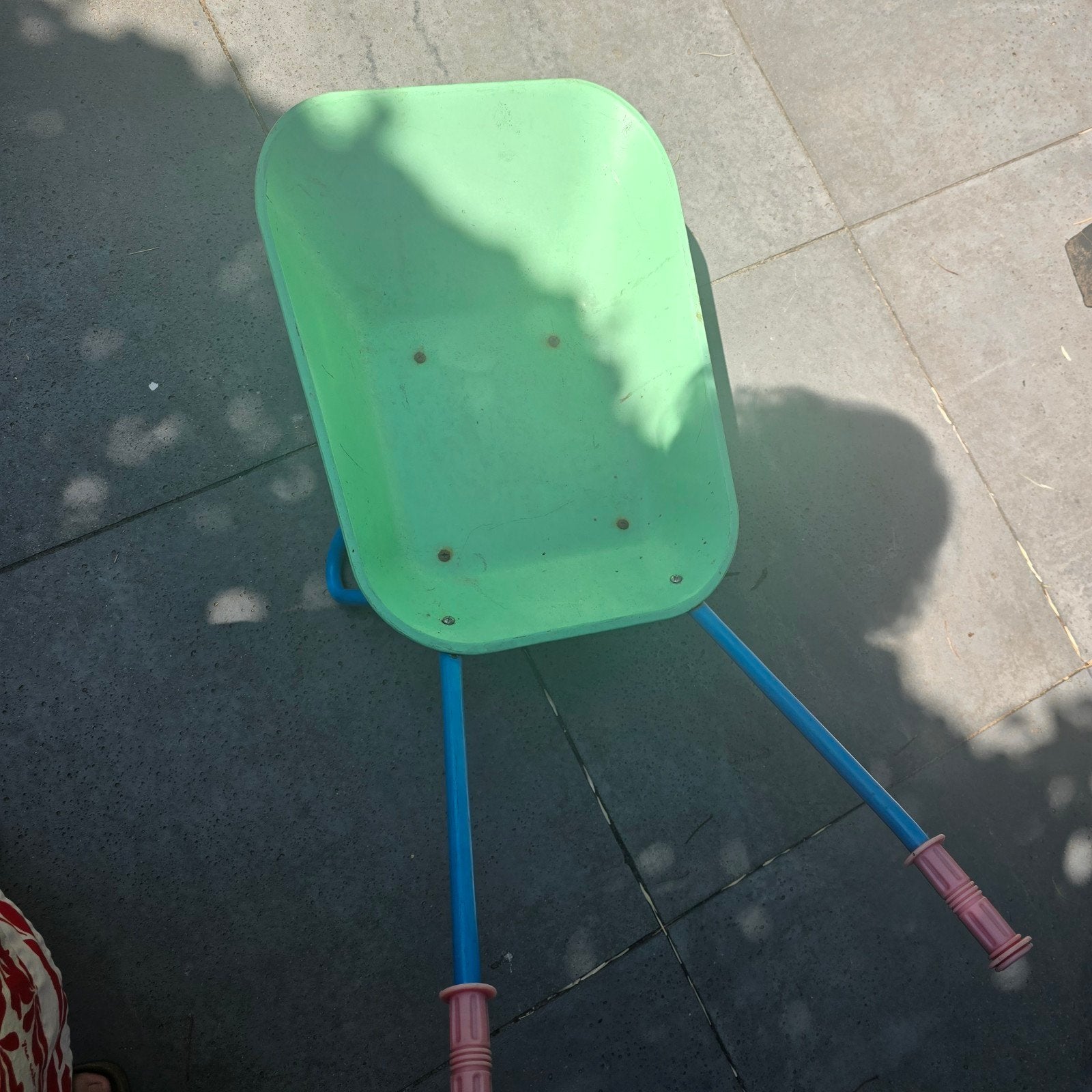 Groene kinder kruiwagen voor buiten speelplezier, Ophalen