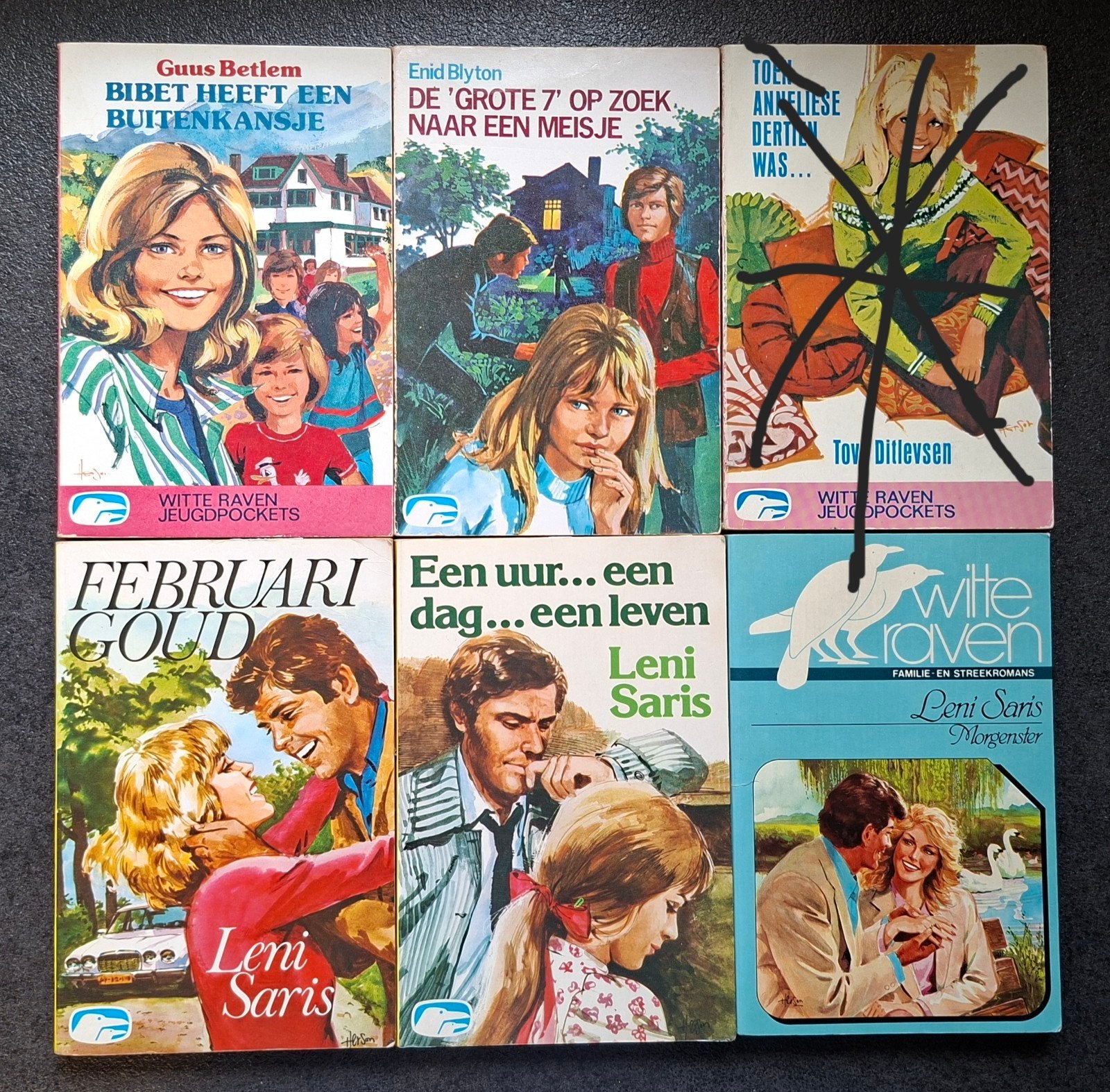 5 Witte Raven Pockets ( € 0.75 per stuk), Boeken, Ophalen of Verzenden, Gelezen