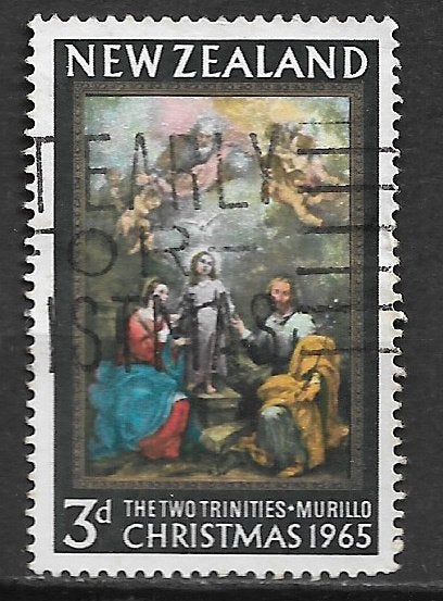 New Zealand 1965 Kerstmis kerst, Ophalen of Verzenden, Gestempeld