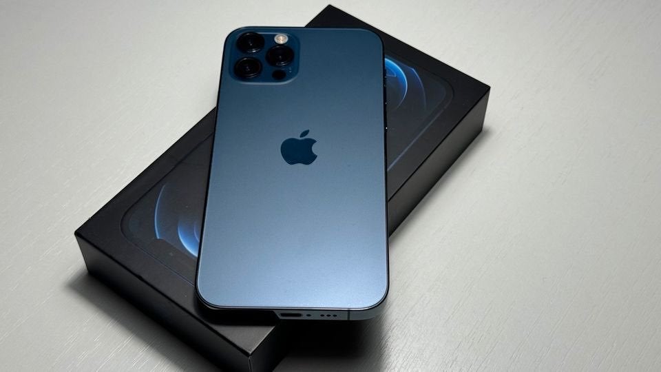 Apple iphone 12 PRO MAX 128 GB Pacific Blue, ., Overige typen, Ophalen of Verzenden, Zo goed als nieuw
