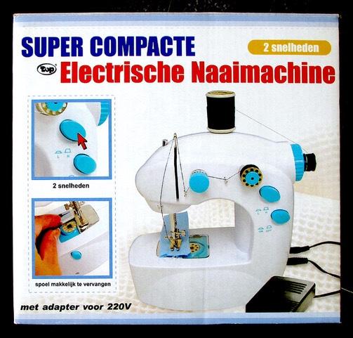 Naaimachine Elektrisch NIEUW Klein formaat Nog in de doos, Ophalen of Verzenden, Nieuw, Naaimachine, Overige merken