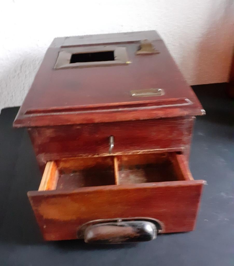 oude kassa, Ophalen