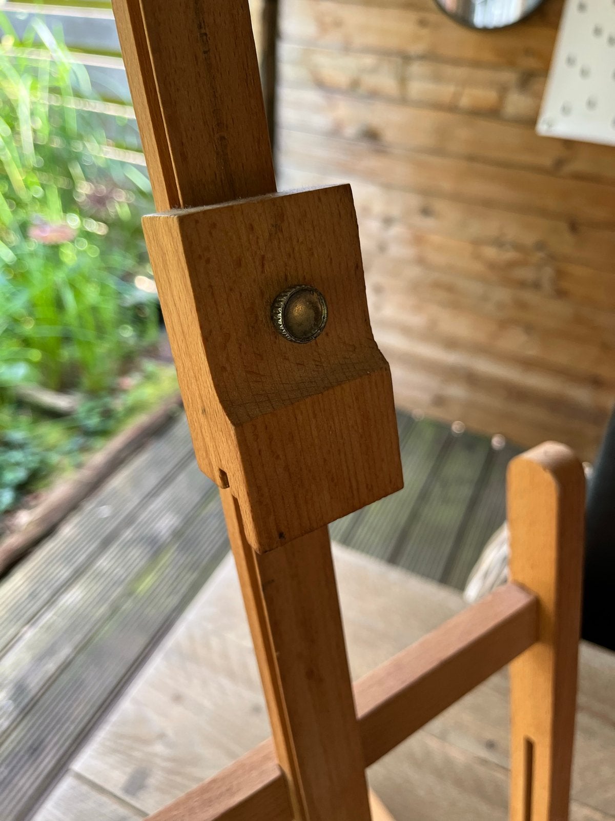 Houten schildersezel - Tafelmodel, Ophalen of Verzenden, Gebruikt, Ezel