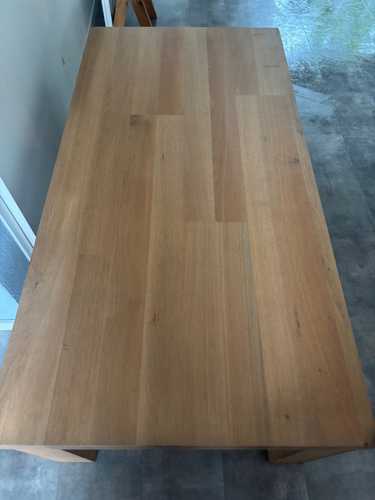 Houten salontafel, Ophalen, 100 tot 150 cm, 50 tot 100 cm, Zo goed als nieuw