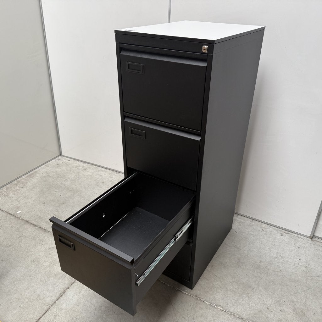 Silverline 4-laden dossierkast - 134x47x62 cm, Huis en Inrichting, Kasten | Ladekasten, Niet ingevuld, Gebruikt, Niet ingevuld