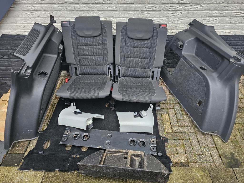3e zitrij extra stoelen vw touran facelift vanaf 11 tot 14, Auto-onderdelen, Interieur en Bekleding, Ophalen, Gebruikt, Volkswagen
