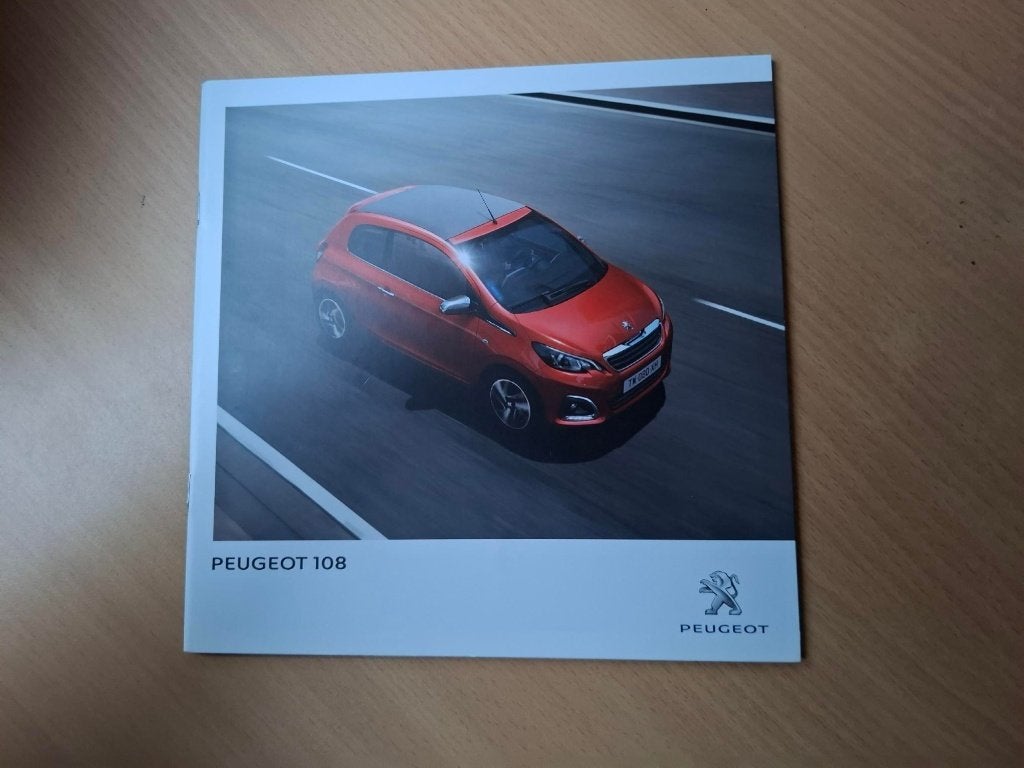 Peugeot 108 brochure, 2015, Verzenden, Zo goed als nieuw, Peugeot