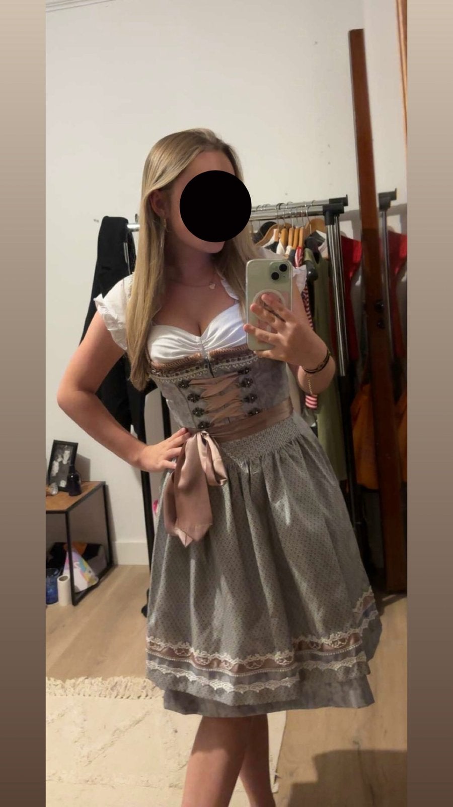 Kruger Madl Dirndl Maat 34 (XS) - Zo goed als nieuw, Kleding | Dames, Ophalen of Verzenden, Zo goed als nieuw, Knielengte, Maat 34 (XS) of kleiner