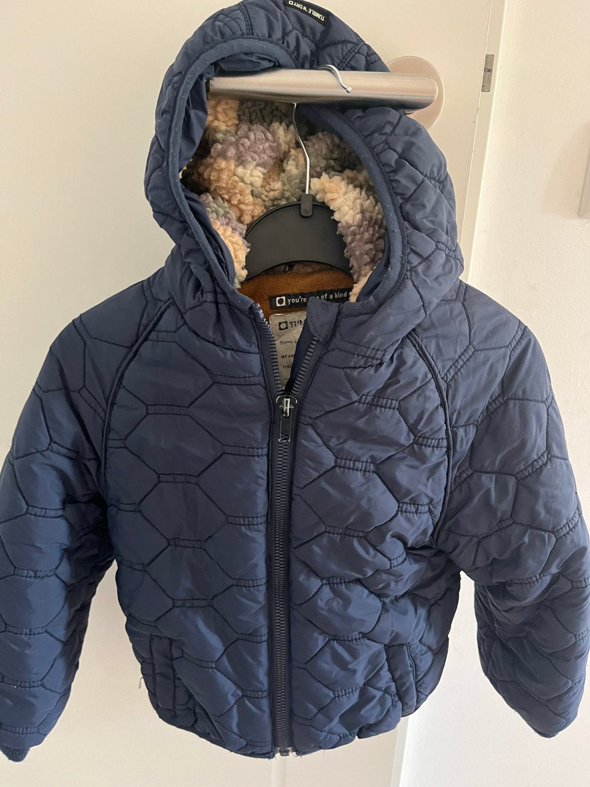 Tumble & Dry jas maat 98 donkerblauw, Kinderen en Baby's, Ophalen of Verzenden, Zo goed als nieuw, Jongen of Meisje, Jas
