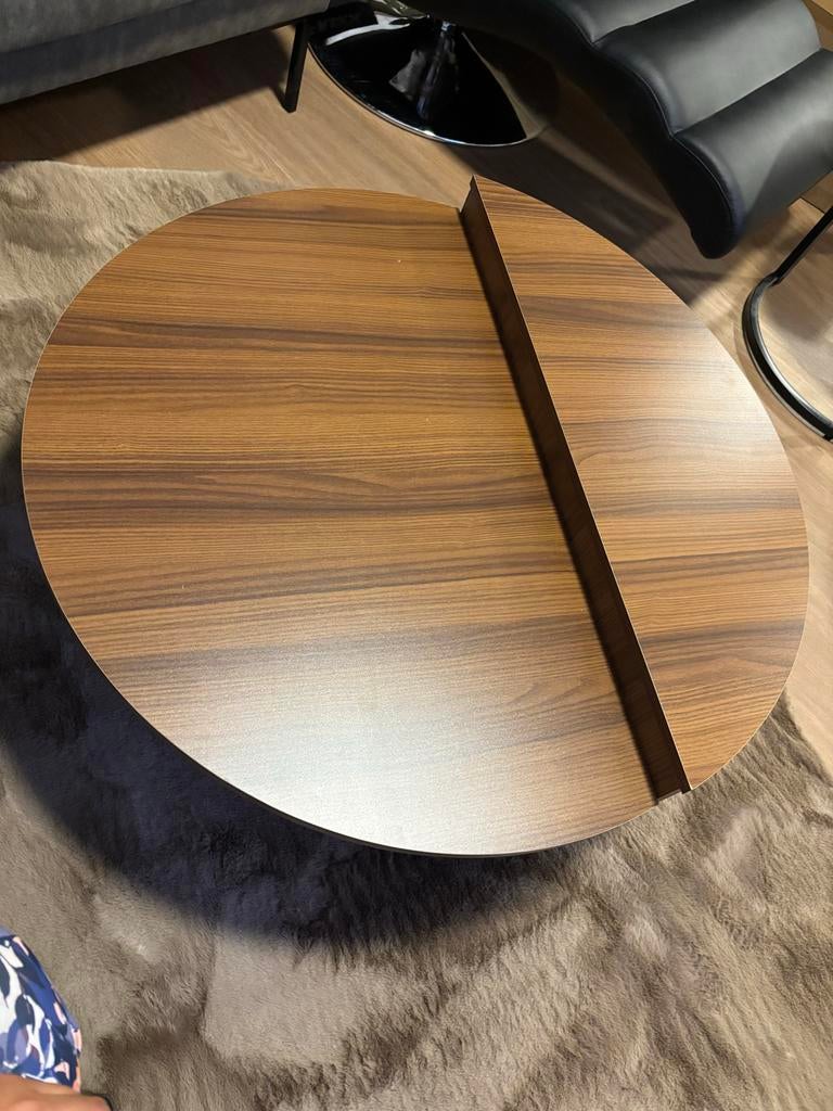 Gloednieuwe moderne ronde salontafel met uniek design, Huis en Inrichting, Minder dan 50 cm, Rond, Nieuw, Ophalen of Verzenden