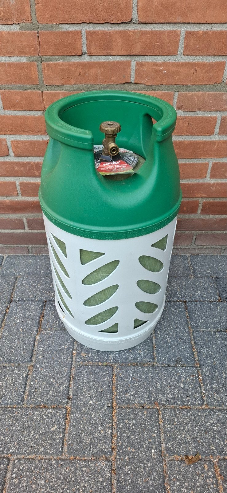 Lichtgewicht gasfles, Ophalen, Gebruikt