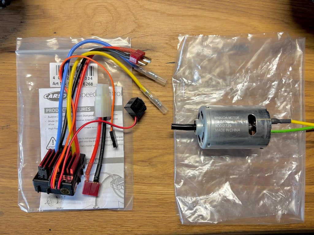 Carson / Hobbywing brushed 70A ESC + Mabuchi 540 motor NIEUW, Elektro, Verzenden, Nieuw, Schaal 1:10