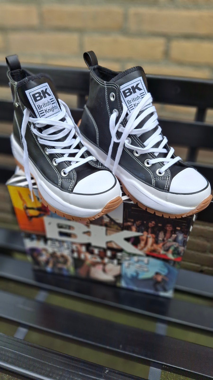 Nieuwe BK British Knights hoge gympen, zwart, maat 38, Zwart, Nieuw, Ophalen of Verzenden, Sneakers of Gympen