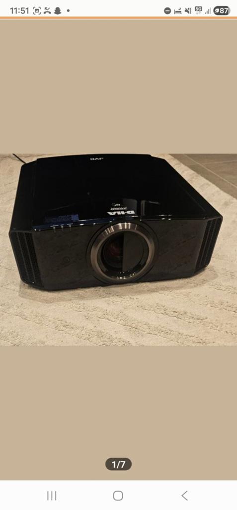 JVC D-ILA DLA-X90RBE 3D Projector - Full HD Beamer, JVC, Ophalen of Verzenden, Full HD (1080), Gebruikt