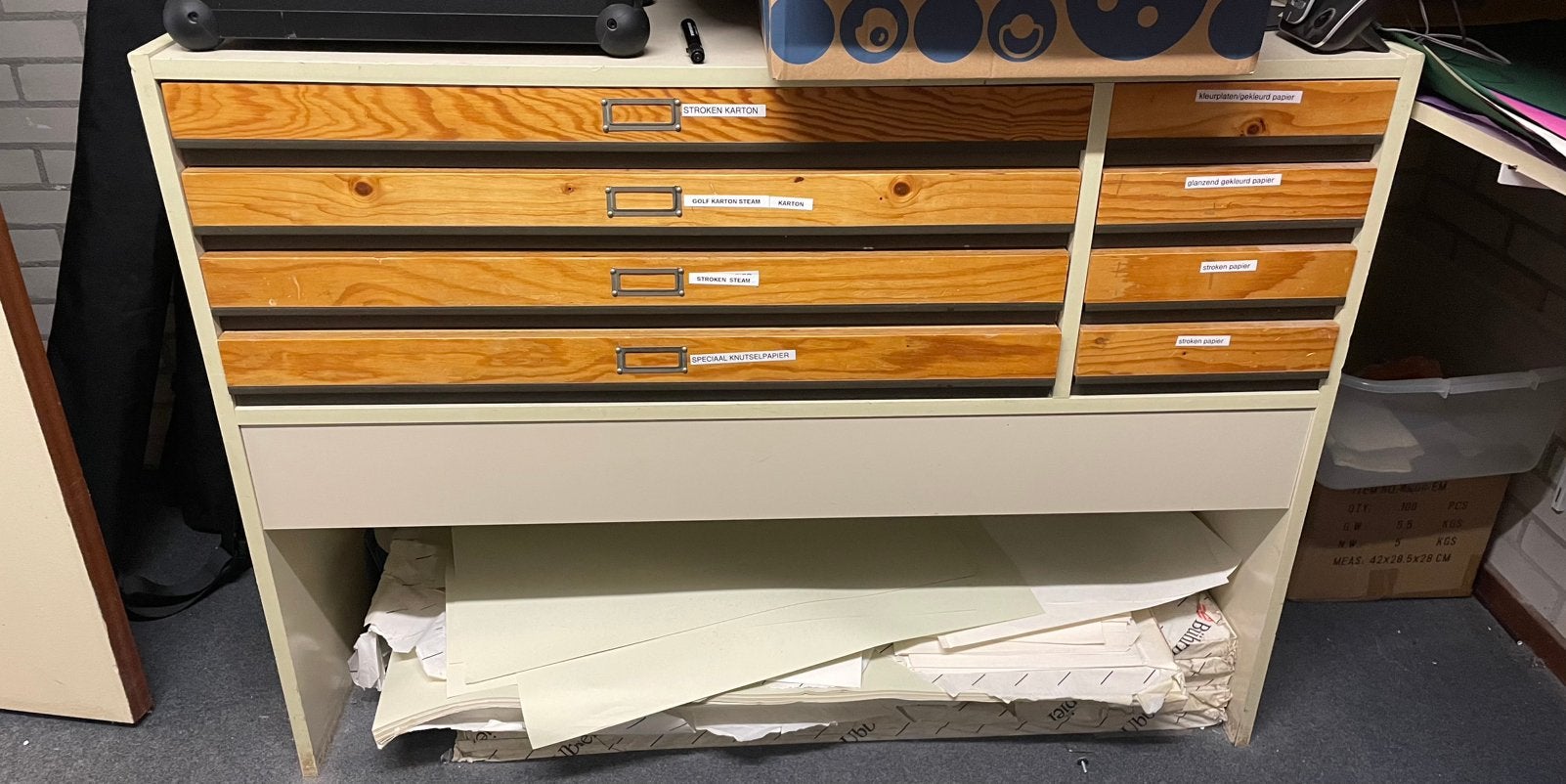 Gratis Ladenkast, Huis en Inrichting, Ophalen, Gebruikt, 50 tot 100 cm, 3 of 4 laden