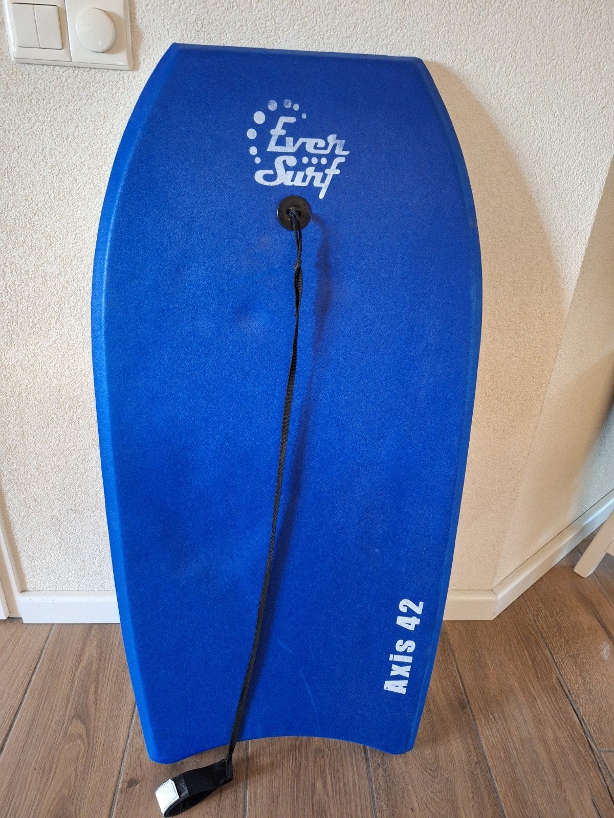 Bodyboard Ever Surf Axis 42 - Blauw - Gebruikt, Watersport en Boten, Ophalen, Gebruikt, Overige typen, Met koord