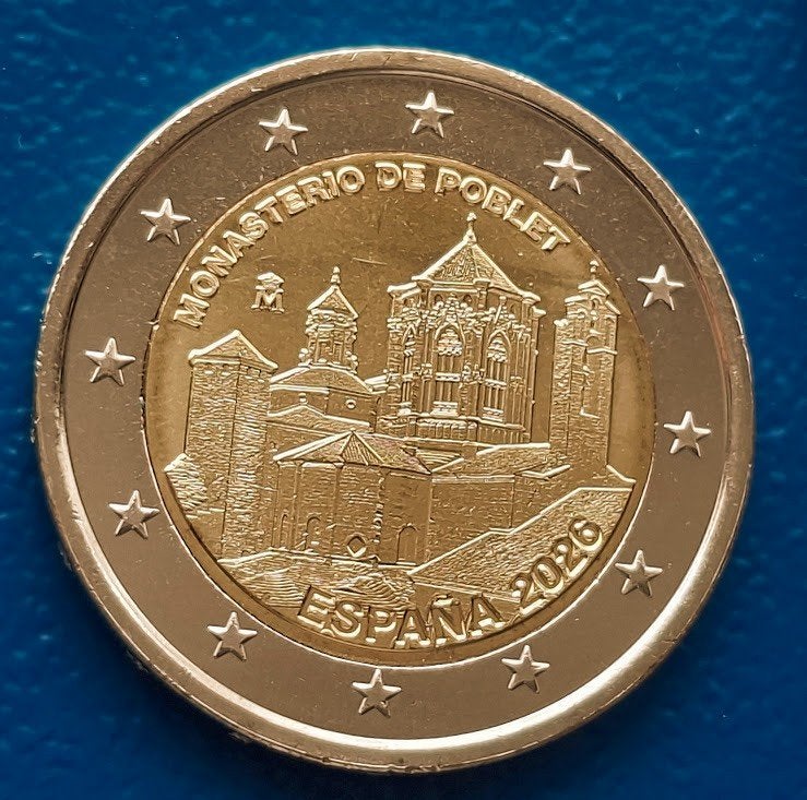 Spanje 2 Euro "Poblet" - 2026, Ophalen of Verzenden, Spanje, 2 euro, Losse munt