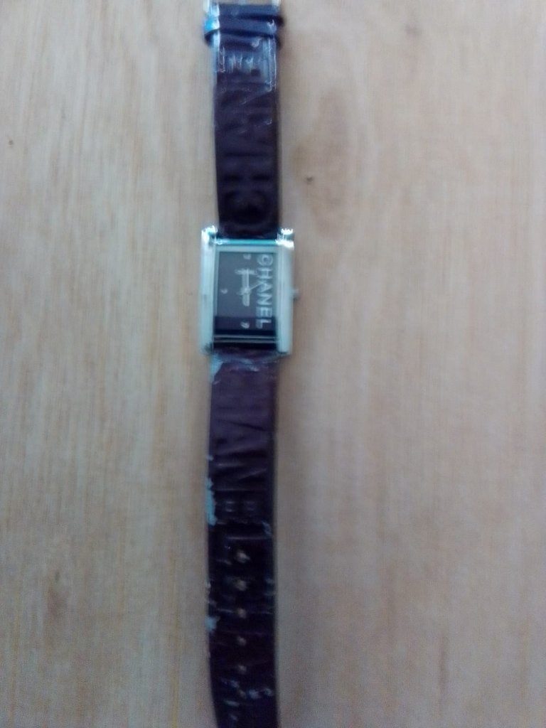 Horloge, Ophalen of Verzenden, Gebruikt, Leer, Overige merken
