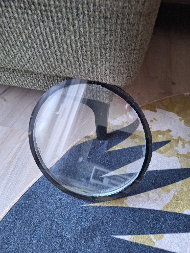 Rond glas voor een leuk bouwprojectje, Doe-het-zelf en Verbouw, Glas en Ramen, Minder dan 80 cm, Minder dan 80 cm, Ophalen of Verzenden