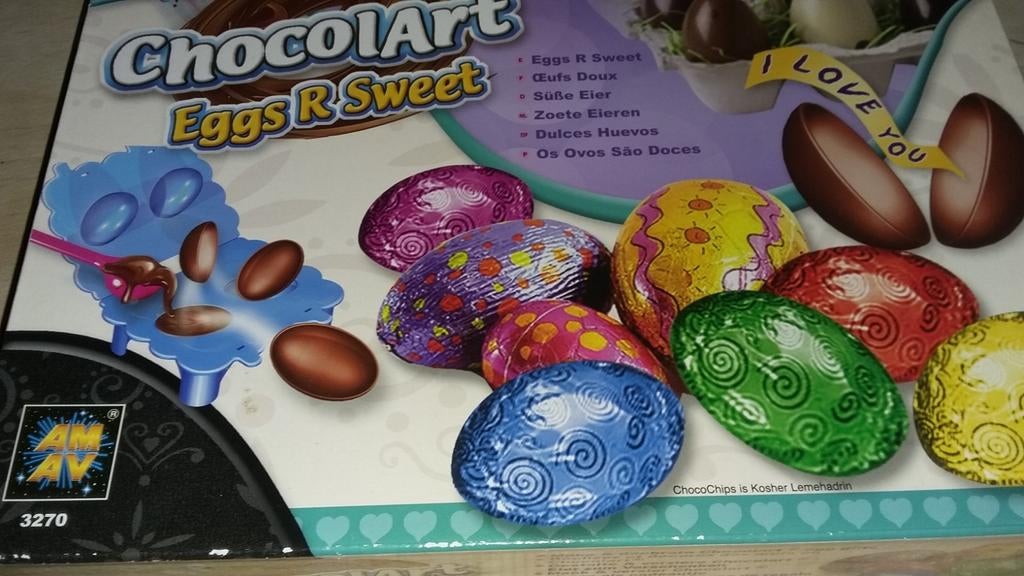 Chocolade paaseieren maken en versieren!, Ophalen of Verzenden, Gebruikt