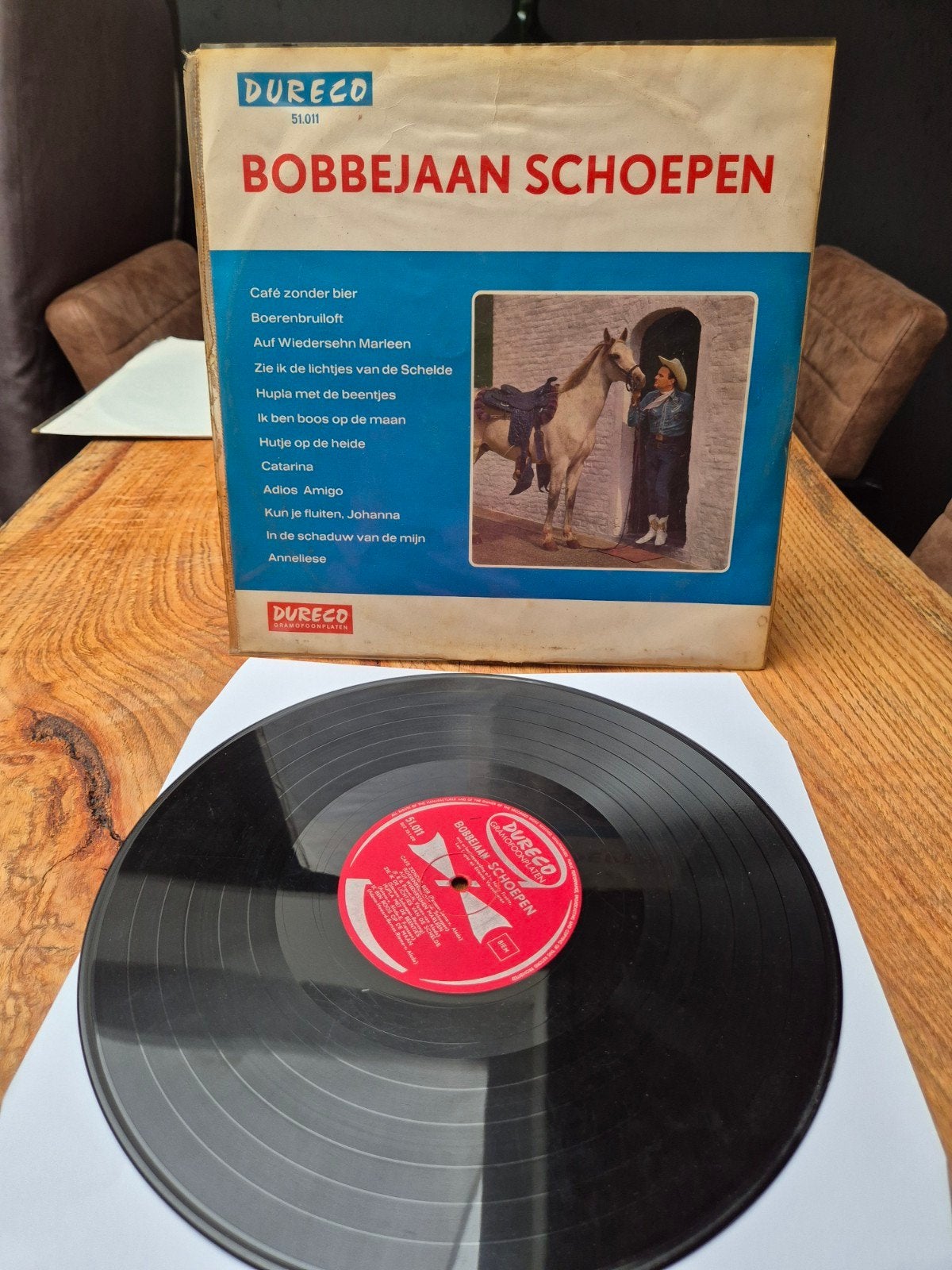 Bobbejaan Schoepen - Dureco 51.011 LP, LP, Gebruikt, Overige genres, Ophalen of Verzenden