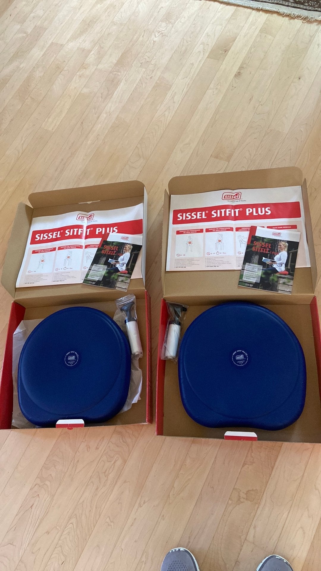 Sissel Sitfit Plus Balanskussen 2 x  - Ergonomisch Zitten, Ophalen of Verzenden, Nieuw, Buik, Fitnessbal