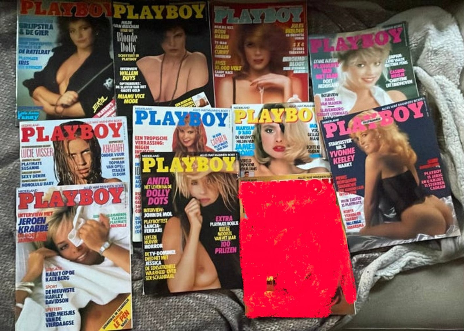 Vintage Nederlandse Playboy jaargang 1987 10  st, Boeken, Tijdschriften en Kranten, Ophalen of Verzenden, Zo goed als nieuw