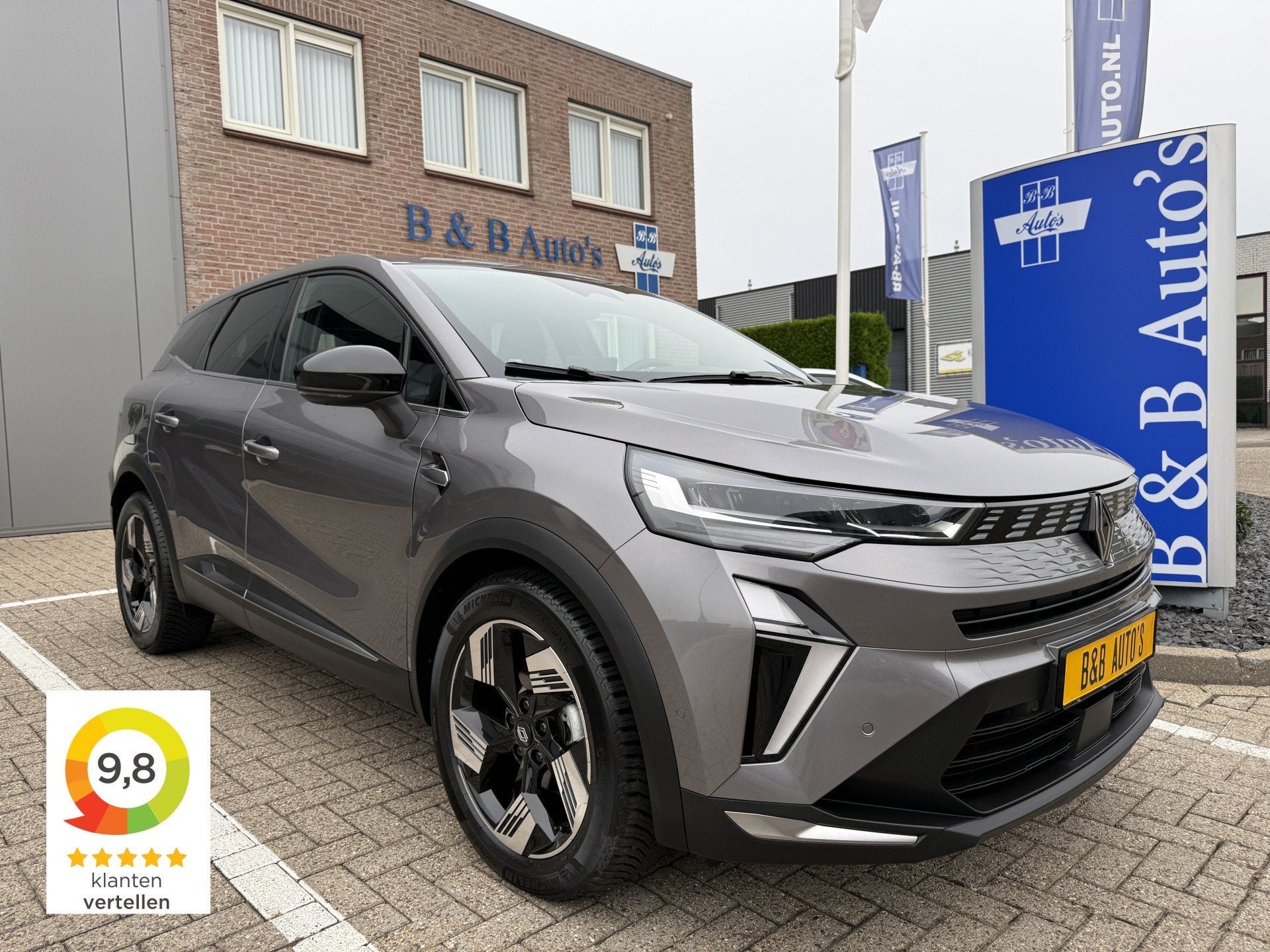 Renault Symbioz 1.3 mild hybrid 141pk Automaat Techno l ACC, Auto's, 4 cilinders, Leder en Stof, 1333 cc, Bedrijf