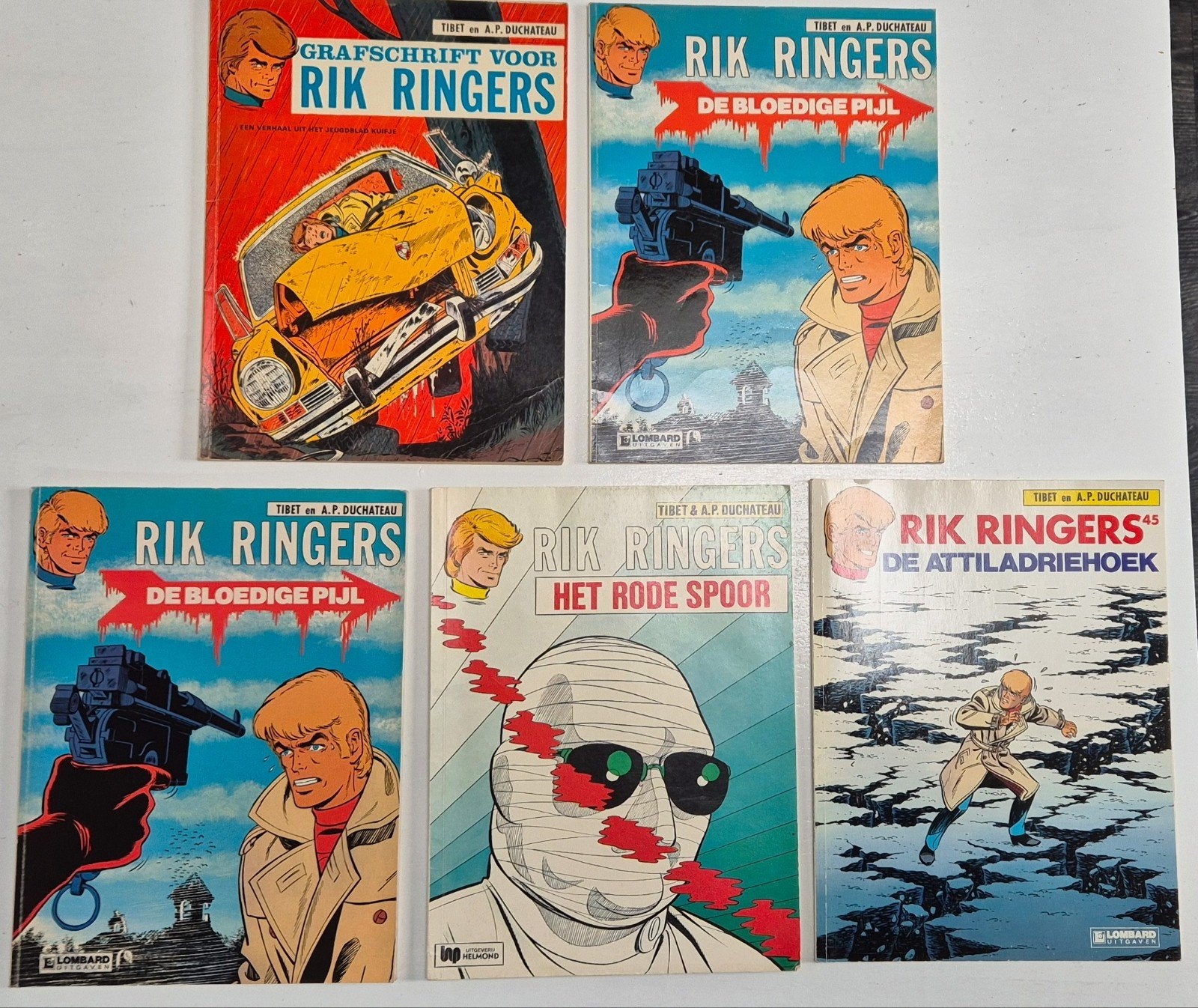 Rik Ringers stripboeken - Diverse titels, Boeken, Meerdere stripboeken, Ophalen of Verzenden, Gelezen, Tibet