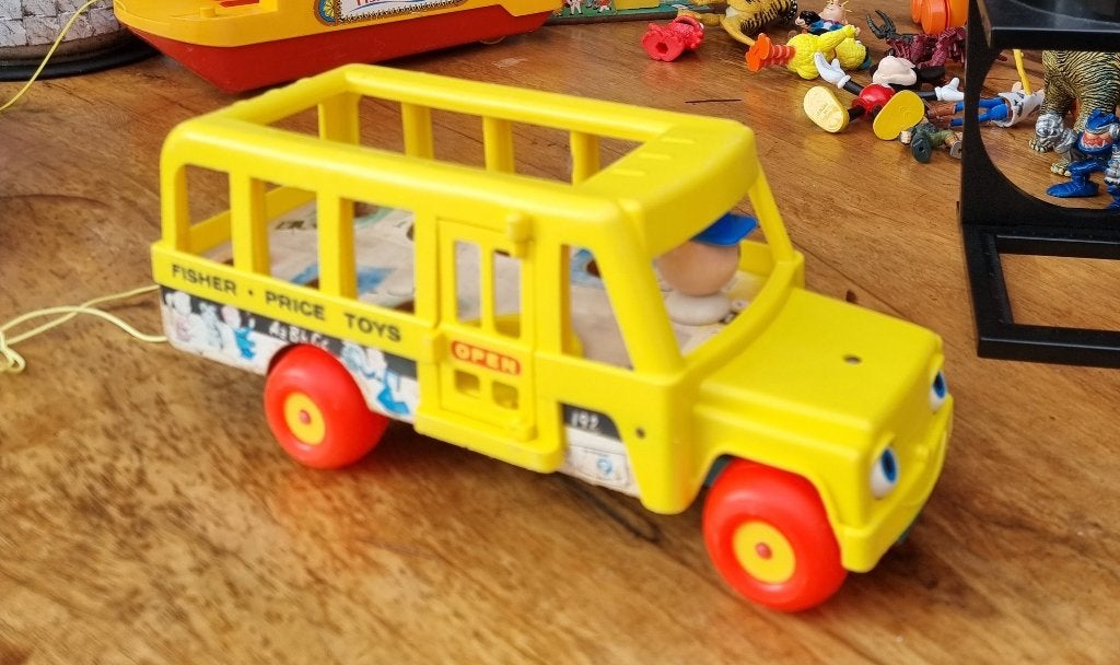 fisher price schoolbus, Ophalen of Verzenden, Gebruikt, Overige typen