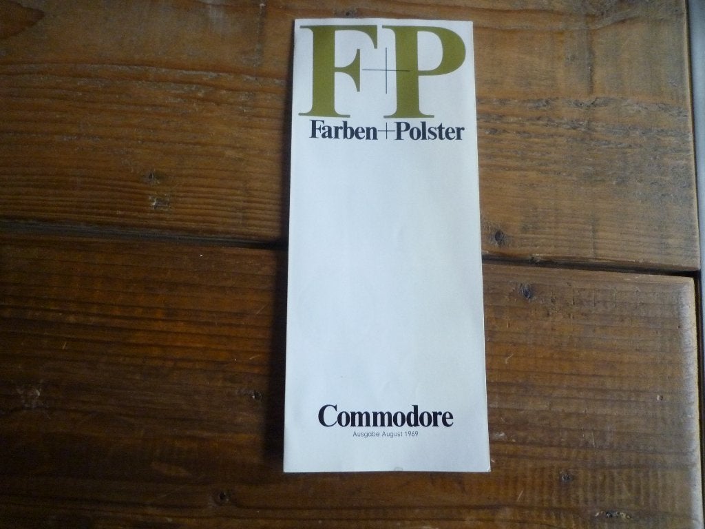 Opel Commodore -A Farben und Polster Kleuren en bekleding, Ophalen of Verzenden, Zo goed als nieuw, Opel