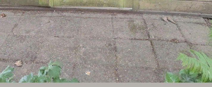 16 m² stoeptegels gratis af te halen, Tuin en Terras, Ophalen, Gebruikt, Beton, Terrastegels