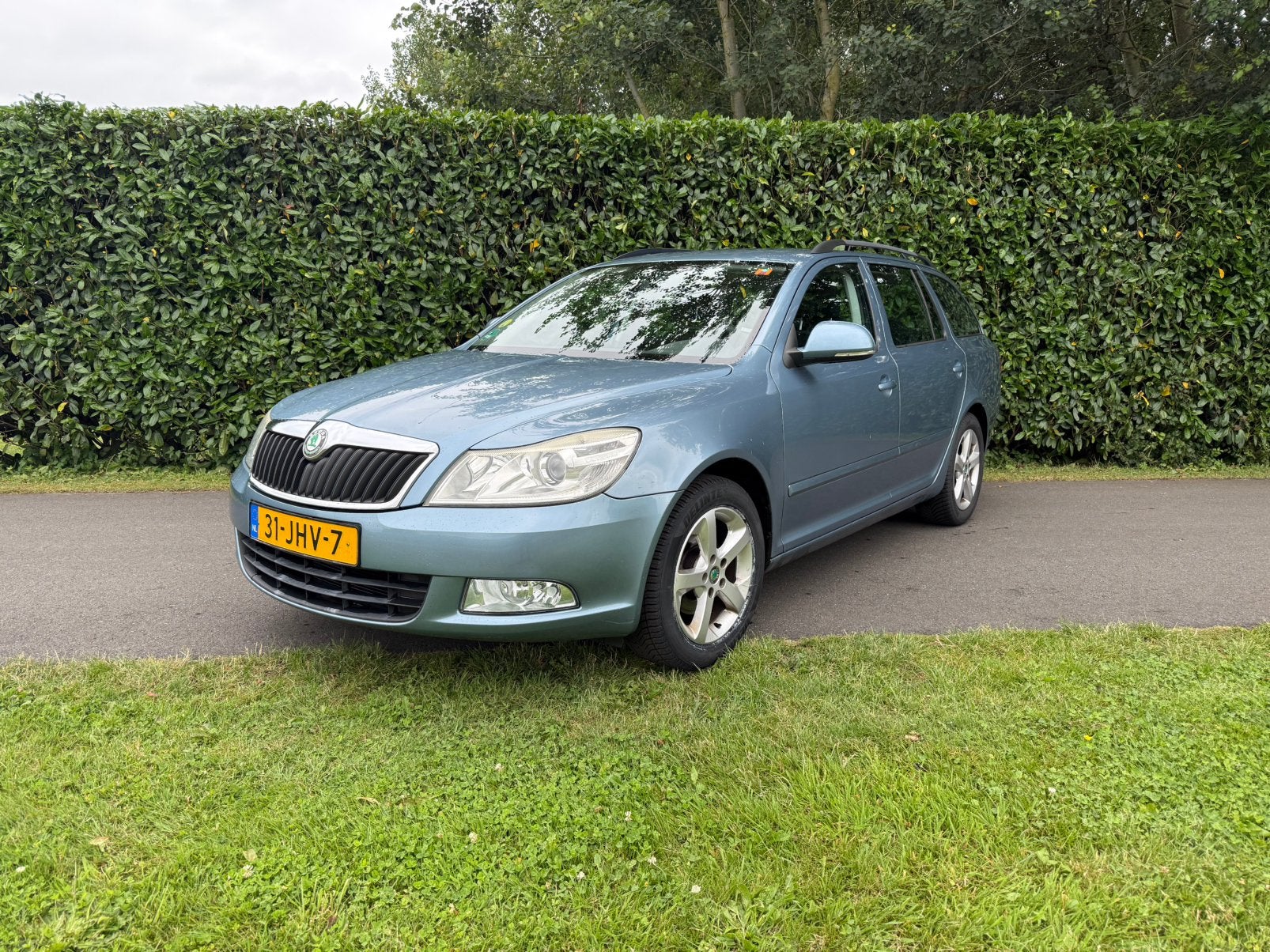 Skoda Octavia 1.4 TSI 90KW Combi 2009 Blauw, Auto's, Skoda, Voorwielaandrijving, Euro 5, Stof, Zwart