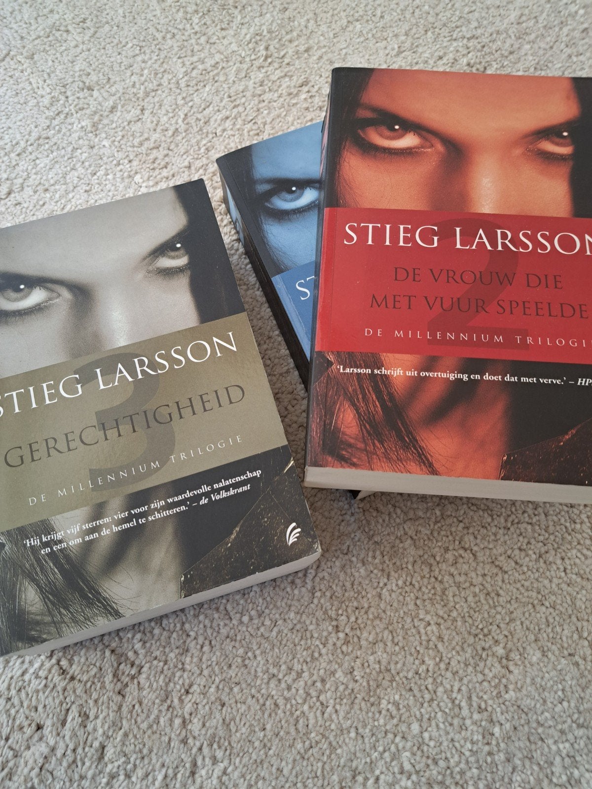 Stieg Larsson Millennium Trilogie - 3 Boeken, Ophalen of Verzenden, Gelezen, Stieg Larsson, Scandinavië