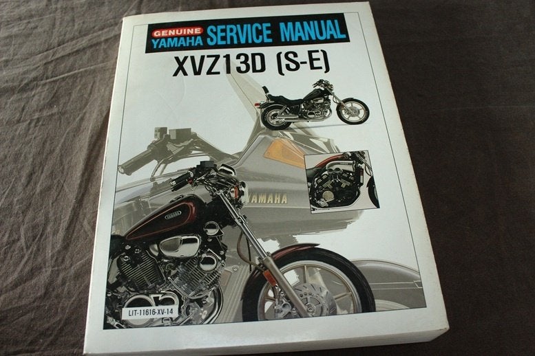 Yamaha XVZ13D S-E 1986 1989 motorcycle service manual XVZ 13, Ophalen of Verzenden, Yamaha