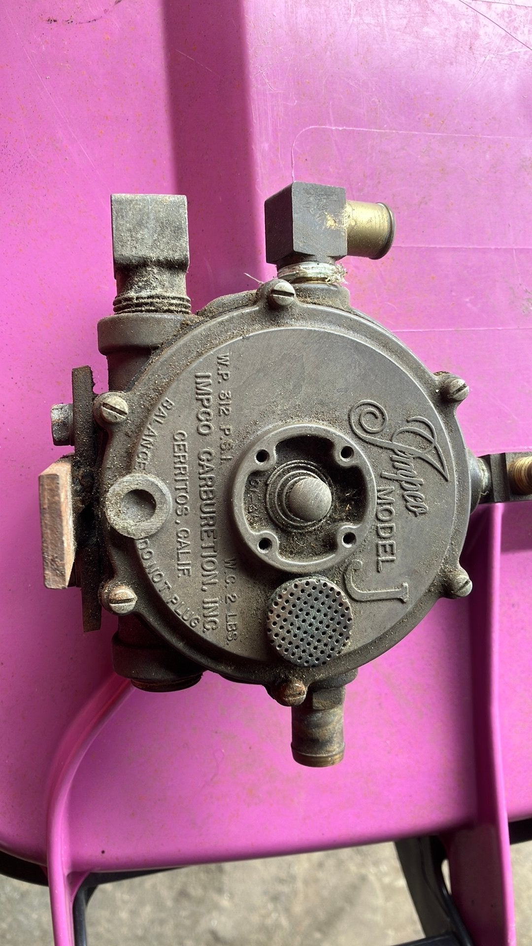 Impco lpg verdamper model J, Ophalen of Verzenden, Gebruikt